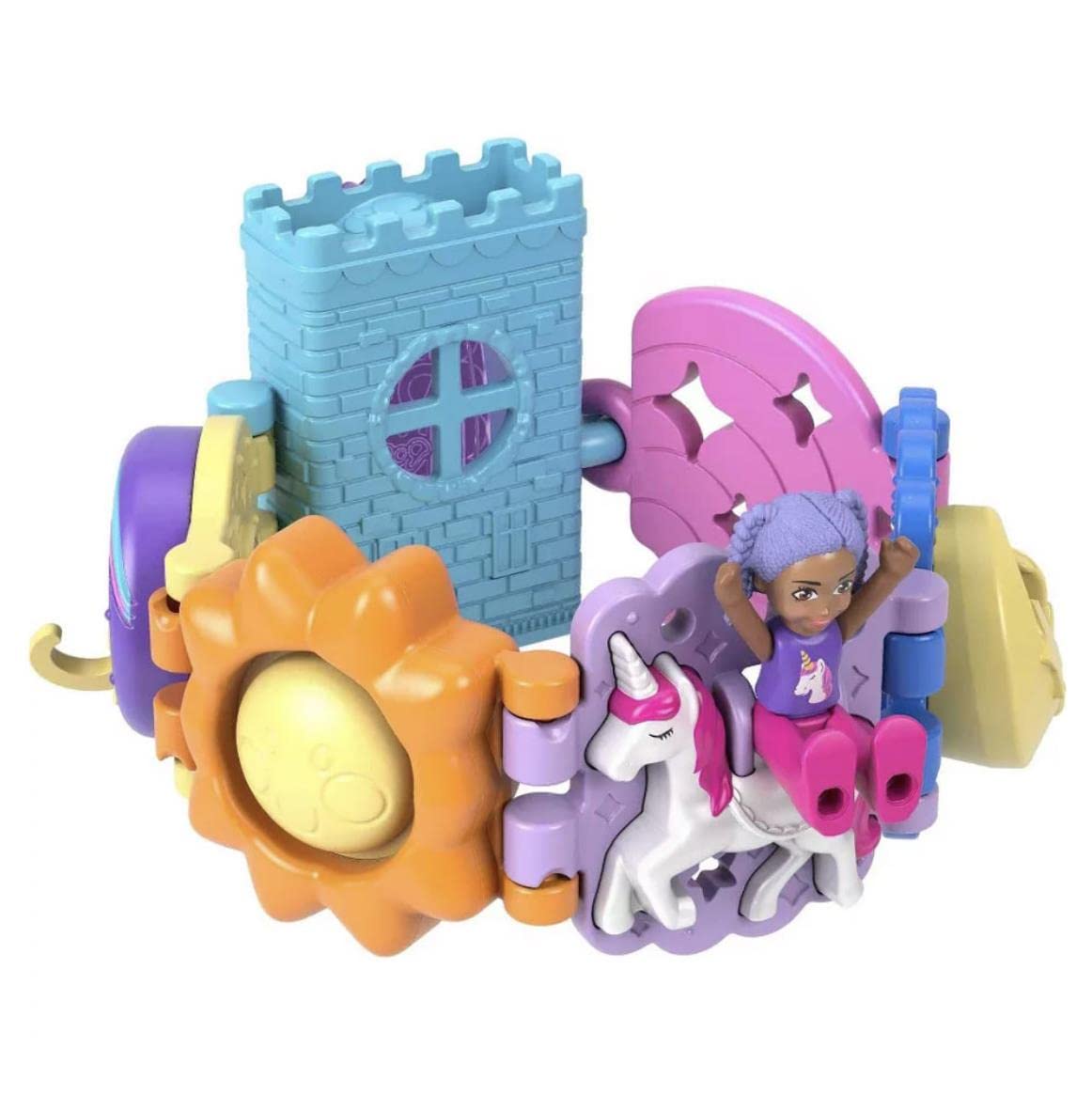 Amazon.com: Polly Pocket Bracelet Treasures Wearables with Snap